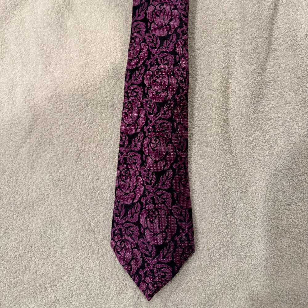 AMAZING MEN'S LIMITED EDITION ERMENEGILDO ZEGNA BLACK LABEL VINTAGE TIE - ITALY